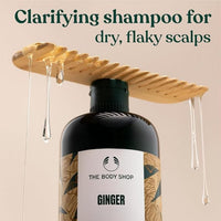 The Body Shop Ginger Anti Dandruff Shampoo, Green, Honey, 400 ml