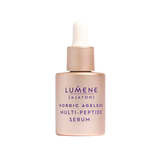 Lumene LUMENE Nordic Ageless [Ajaton] Multi-Peptide Anti-Wrinkle Serum | Firms and Smooths Skin with Pro Collagen Peptides & Vitamin B12 | Lightweight and Hydrating | Vegan | 30 ml