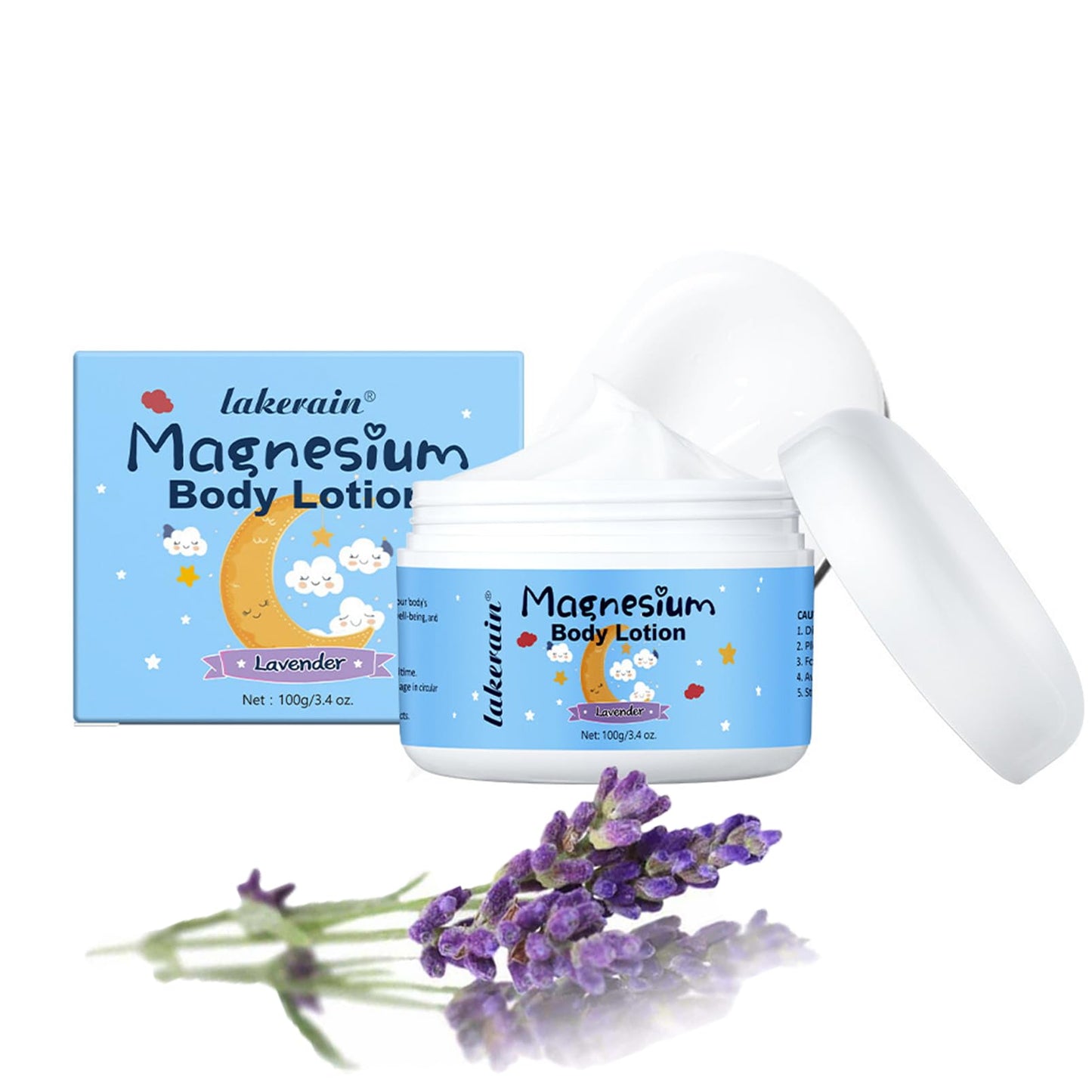 Tianyue Magnesium Body Lotion，Magnesium Sleep Cream，Magnesium Butter for Sleep,Magnesium Lotion for Kids Sleep Calm，Lmprove Sleep Quality and Relieve Anxiety,Used on Legs, Arms or Chest100g