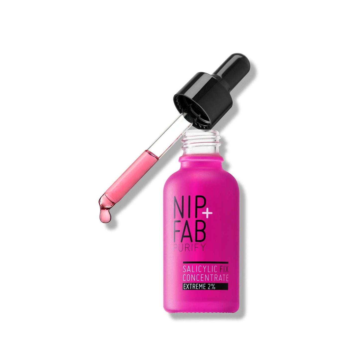 Nip+Fab Nip + Fab Salicylic Acid Concentrate Extreme 2% BHA Liquid Drops for Face with Niacinamide Vitamin B3 to Refine and Minimize Pores, Even Skin Tone, Oil Control, 30 ml