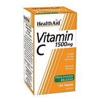 HealthAid Vitamin C 1500mg - Prolong Release - 100 Vegan Tablets