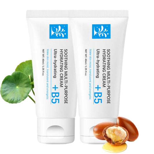 Cureluxe Ultra B5 Sooth and Repair Face Serum Cream,B5 Repairing Balm for Face,Skin Barrier Repair Cream for Dry & Irritated Skin,Multi-Purpose Deep Hydration Serum Face Cream for Face&Body - 2PCS