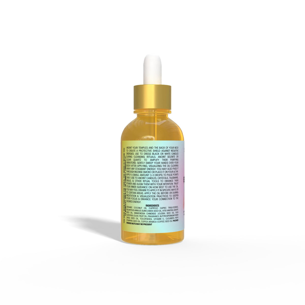 Sacred Remedy Energetic Reset Anointing Oil – Aura Cleansing & Protection Body Oil with Organic Jojoba & Shea, Infused with Citrus & Jasmine for Energy Healing & Positive Vibrations (1oz / 30ml)