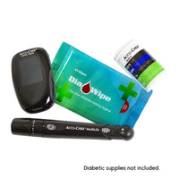 Dia-wipe Diabetes Finger Testing Wipes – 25 Wipes per Packet, Alcohol-Free, Fragrance-Free, Perfect for Accurate Blood Glucose Testing