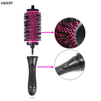 LIGICKY Blowout Brush Set with 2.3’’ Detachable Barrels Round Brushes Hair Styling Tool, 1 Handle 5 Barrels, Large