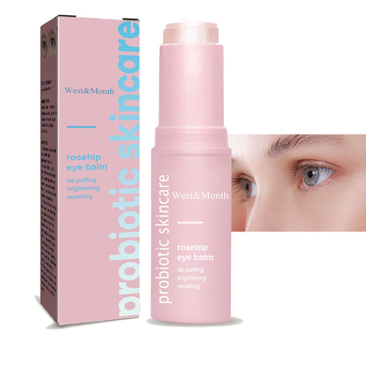Brighten Eye Cream Stick,Rosehip Moisturizing Balm Stick,Hydrating Moisturizing Stick,Eye Cream for Dark Circles And Puffy Eyes & Wrinkles,Multi Eye Balm,Wrinkles,Lift Eye Line & Anti-Aging