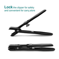 VOGARB Toe Nail Clippers for Thick Nails, Large Wide Jaw Opening Toenail Clippers with Toenail File Heavy Duty Fingernail Cutter No Splash for Men Women Adult Seniors (Black with File)