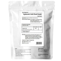UKHealthHouse Hyaluronic Acid Supplement (1000 KDA) Vegan Triple Strength Hyaluronic Acid Powder Natural Skin, Hair & Joint Supplement for Women & Men (50g)