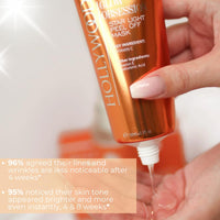 hollywoodskin 20% Vitamin C peel off mask. For instantly more radiant & glowing skin, with 10% Hyaluronic acid, 1% Vitamin E, Aloe vera, Collagen and Jojoba oil. 100ml