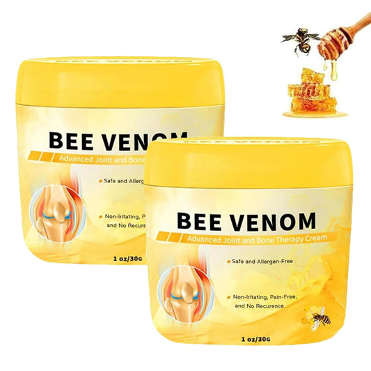 ALLILUYAA 2PCS Bee Venom Advanced Joint and Bone Cream, New Bee Venom Advanced Joint CreamJoint Cream Relief for Neck, Waist, Back Hand Feet and Leg