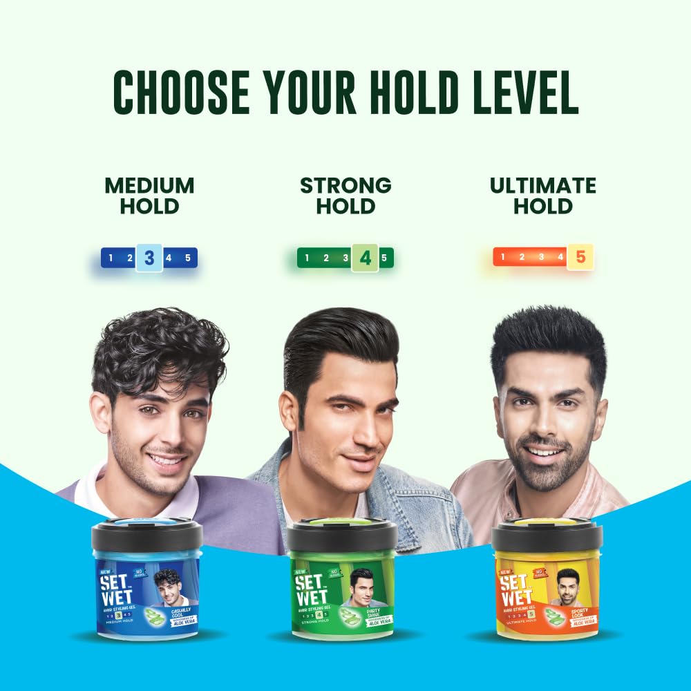 Set Wet Style Hair Gel Cool Hold 50ml