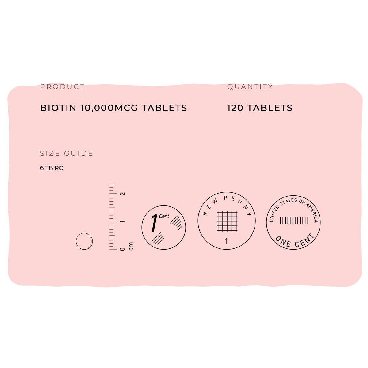 Fitness Health Biotin 10,000mcg 120 Tablets - Supplement for Hair, Skin, and Nails for Women & Men - Maximum Strength Pure Biotins - B Vitamin - High Strength Vegan Biotin's - GMP Approved