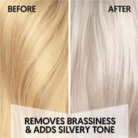 PROVOKE Go Ashy Conditioner 200ml, Remove Brassiness & Adds Silvery Tone to Hair, Formulated with Triple Toning Technology, Turn Warm & Brassy Hair to Cool & Ashy