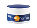 Cien Anti-Wrinkle Cream Night Cream 50 ml with Q10, Hyaluronic Acid and Vitamin E for Required Skin