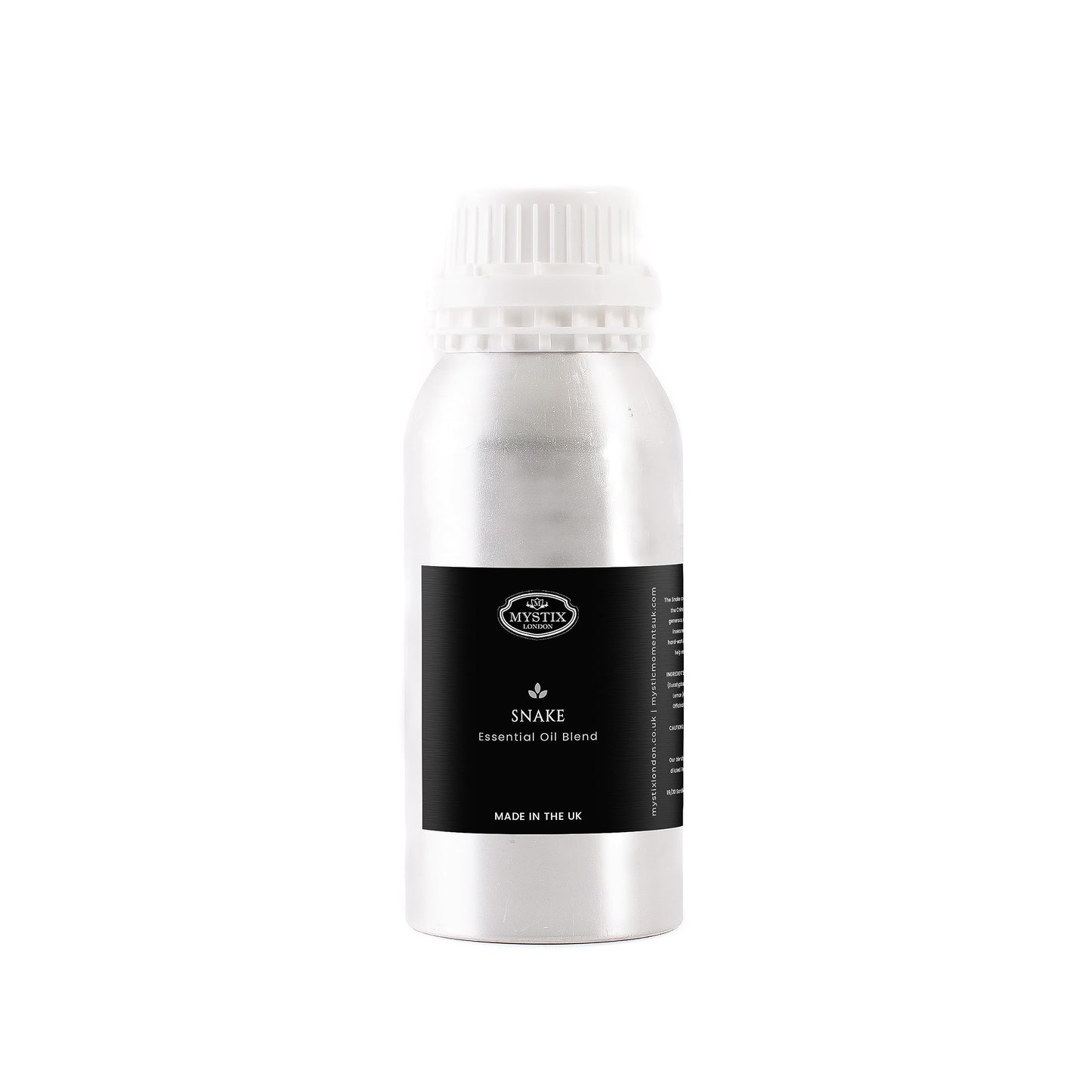 Mystix London | Snake - Chinese Zodiac Essential Oil Blend 500g - for Diffusers, Aromatherapy & Massage Blends | Perfect as a Gift | Vegan, GMO Free
