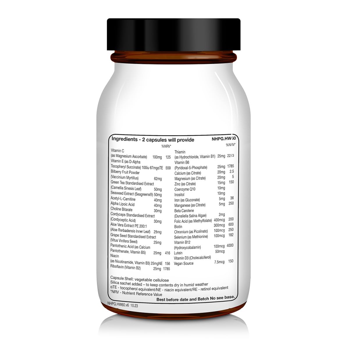NHP The Natural Health Practice NHP Advanced Healthy Woman Support – Complete Multivitamin & Mineral Formula for Women’s Health, Energy, Vitality & Immunity – 30+ Active Nutrients for Wellness & Hormonal Balance – 60 Vegan Capsules