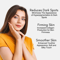 Ammuri 24K Gold Serum Anti-Ageing Anti-Wrinkle Formula Collagen Moisturizing Skin Care Face Serum - Targets Pigmentation, Uneven Skin Tone, and Dark Circles - 30ml