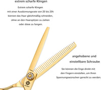 Dream Reach Hairdressing Scissors Sharp Thinning Scissors Japanese Stainless Steel 440C Handmade for Thinning