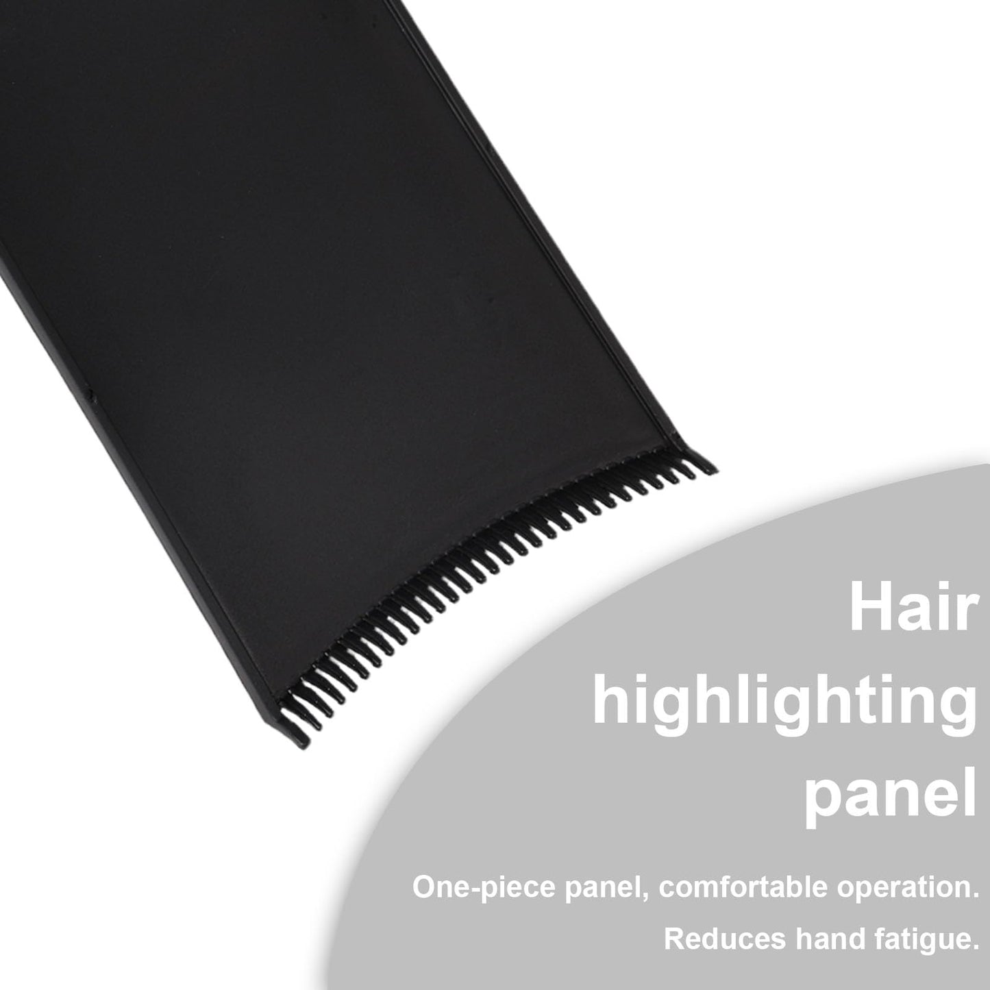 Penitue Balayage Highlighting Board with Teeth, Hair Coloring Palette Reusable Foiling Board Professional Hair Dye Tools for Stylists Salon DIY (Black)