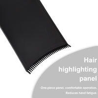 Penitue Balayage Highlighting Board with Teeth, Hair Coloring Palette Reusable Foiling Board Professional Hair Dye Tools for Stylists Salon DIY (Black)