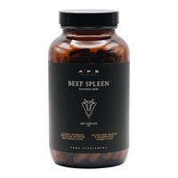 A | P | E APE Nutrition Grass Fed Beef Spleen Supplement | Natural Source of Iron, Supports Immunity, Energy & Wellbeing | 180 Capsules