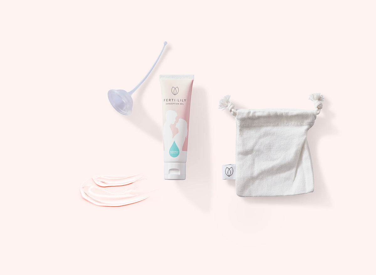 FERTILILY Bundle Conception Cup & 50ml Conception Gel Fertility Kit for Pregnancy - Trying to Conceive - Natural & Hormone Free. Clinically Proven to Increase Chances of Conception by +48%!