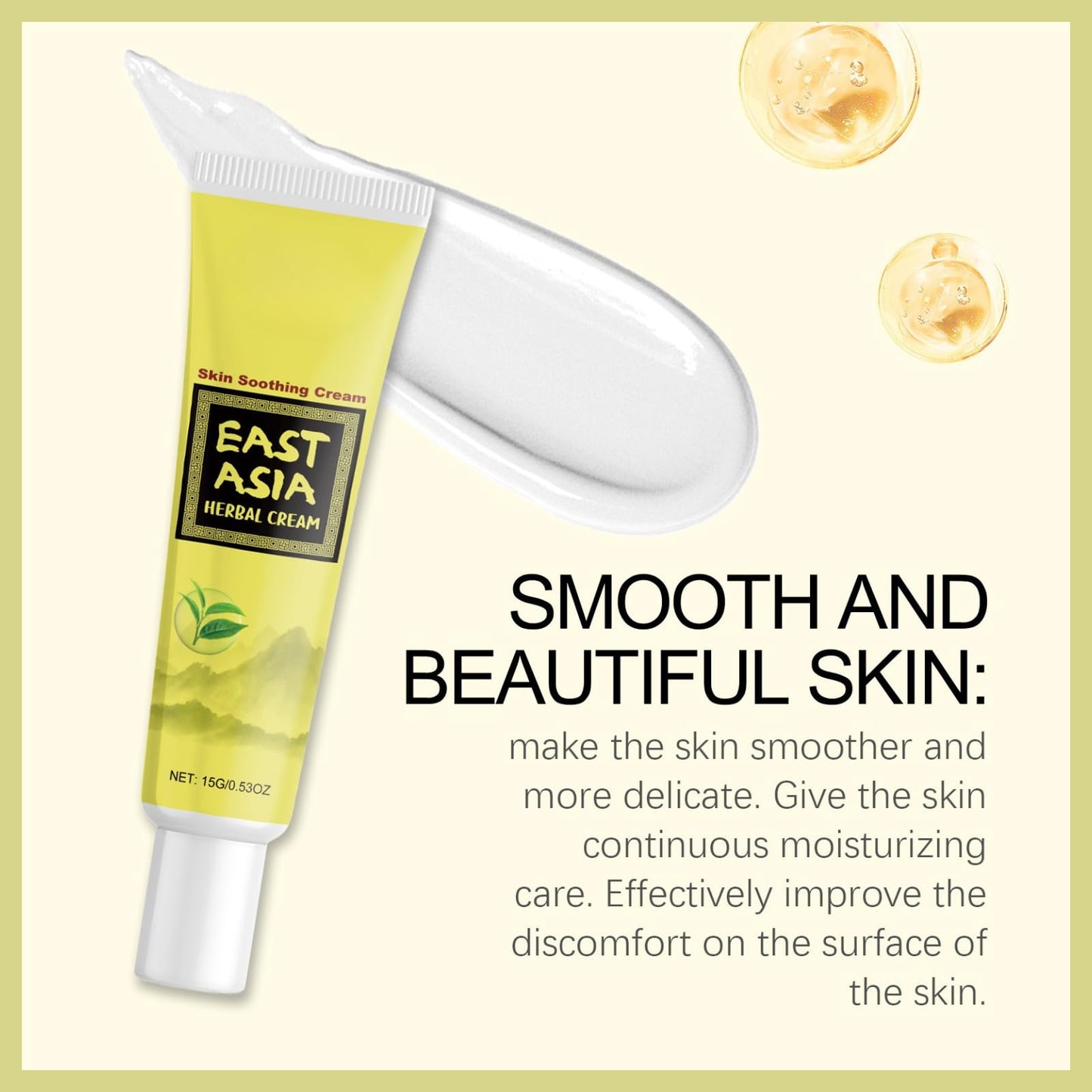 6PCS Chinese Body Cream,Clarifying Botanical Natural Face Cream Set,Soothing and Balancing Skin Smiles and Joys Cream,East Asia BodyCream for Skincare,VersatileCream Plant Essences For Dry Skin Relief