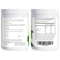 Organic Greens Powder | Orange and Lime Flavour | 273g - 30 Servings | 7 Organic Green Vegetables Including Pea Protein | Includes Prebiotics (Inulin) and Probiotics (Lactospore® Bacillus Coagulans)