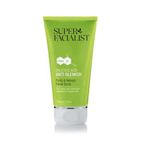 Super Facialist Salicylic Acid Anti Blemish Purify & Refresh Face Scrub - Face Wash for Acne Treatment & Blackhead Remover with Salicylic Acid & Vitamin B 3, Vegan Friendly, 150ml