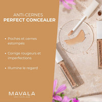 MAVALA | Concealer Anti-Dark Circles, Spots and Imperfections - INTENSE, 5.7ml, Fragrance-Free, Natural Origin Pigment