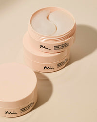 Mii Cosmetics Bright Eyed Firm + Smooth Hydrogel Eye Mask | Smooths, Firms, & Brightens the Under-Eye Area | Under Eye Gel Patches for Dark Circles, Puffiness, & Fine Lines | 60 Cooling Pads