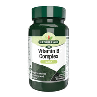 Natures Aid Vitamin B Complex, Suitable for Vegans, 90 Tablets