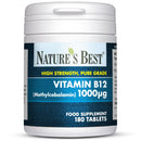 NATURE'S BEST Nature's Best Vitamin B12 (Methylcobalamin) 1,000µg, 180 Tablets