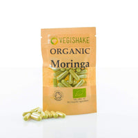 vegishake Organic Moringa Oleifera HPMC Capsules 1000mg per Meal Oleifera Miracle Tree Vegan Halal Kosher (90 Capsules)