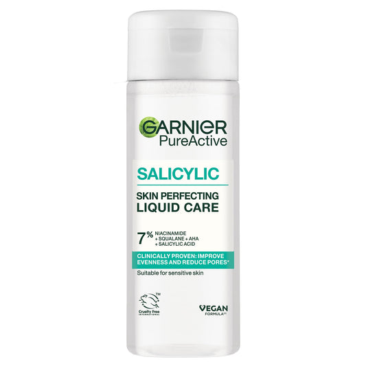 Garnier Salicylic Skin Perfecting Liquid Care 7% [Niacinamide + Squalane + Aha + Salicylic acid] 120ml
