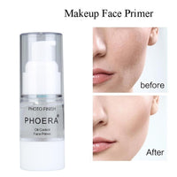 HOPHAT 2Pcs Makeup Primer For PHOERA All Matte Oil Free Full Coverage Foundation Base Long Lasting Hydrating Smoothing Moisturizing Makeup Base Matte Face Foundation Primer (#2pcs 18ml)