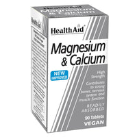 HealthAid Magnesium & Calcium - 90 Tablets