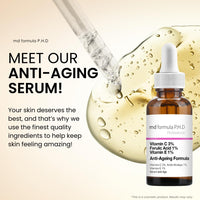 skinChemists MD - Anti-Ageing Serum Vitamin C 3%, Ferulic Acid 1%, Vitamin E 1% 30ml