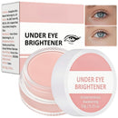 Full Coverage Under Eye Brightener & Under Eye Concealer - Long-Lasting Pink Correcting Cream for Dark Circles & Spots - All-in-One Highlighter, Foundation & Brightening Base