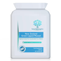 swiss bioenergetics Green Lipped Mussel 500mg 90 Capsules – sustainably sourced from Pure New Zealand Waters, expertly extracted Using CO2 – No Mixers – No Binders – No fillers