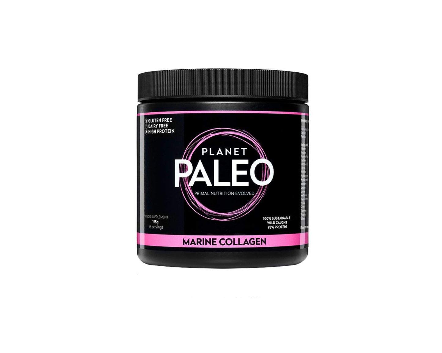 Planet Paleo Pure Marine Collagen Peptide Powder Supplement