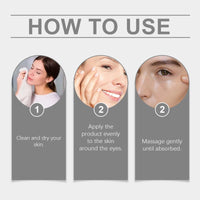 2Pcs Lutein Eye Essence Oil,Lutein Rollerball E/ssence for E/yes,VC Lutein Anti-Wrinkle Essence Oil,Ey/e Cream for Wrinkles,Anti Aging Serum for E/ye,Moisturizing Skin for Eye Bags,Eyebag Remover