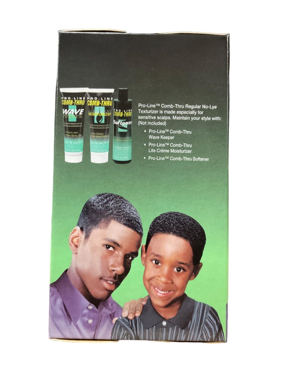 Pro - Line Comb Thru Texturizer With HMC Conditioner 2 Easy Steps No Lye No Mix Regular