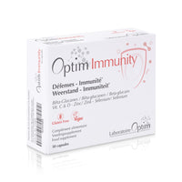 Zinc Supplement for Immunity 30 Capsules | Vitamin C acerola - Vitamin D - Selenium - Beta glucans | Optim Immunity