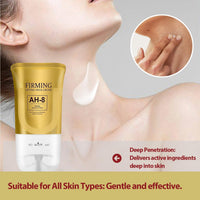 SEMECOMER Ah-8 Firming Neck Cream, Tightening & Lifting Cream with Double Roller Massage, Enriched with Hexapeptide for Moisturizing & Nourishing. Anti-Aging Neck Treatment for Wrinkles & Sagging Skin