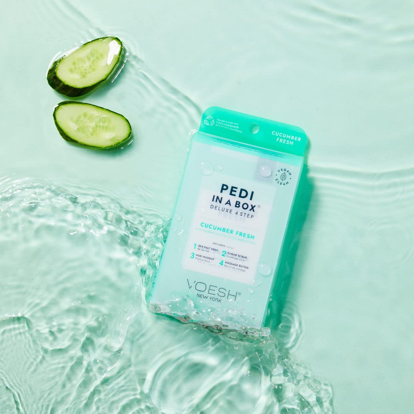 VOESH Voesh Foot Care - Pedi in Box Deluxe Cucumber