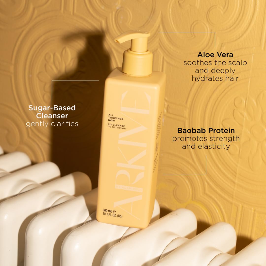 ARKIVE All Together Now Co Cleanse 250ml – Gentle Clarifying Cleanser for All Hair Types with Baobab, Aloe & Shea Butter to Hydrate, Strengthen and Define Curls