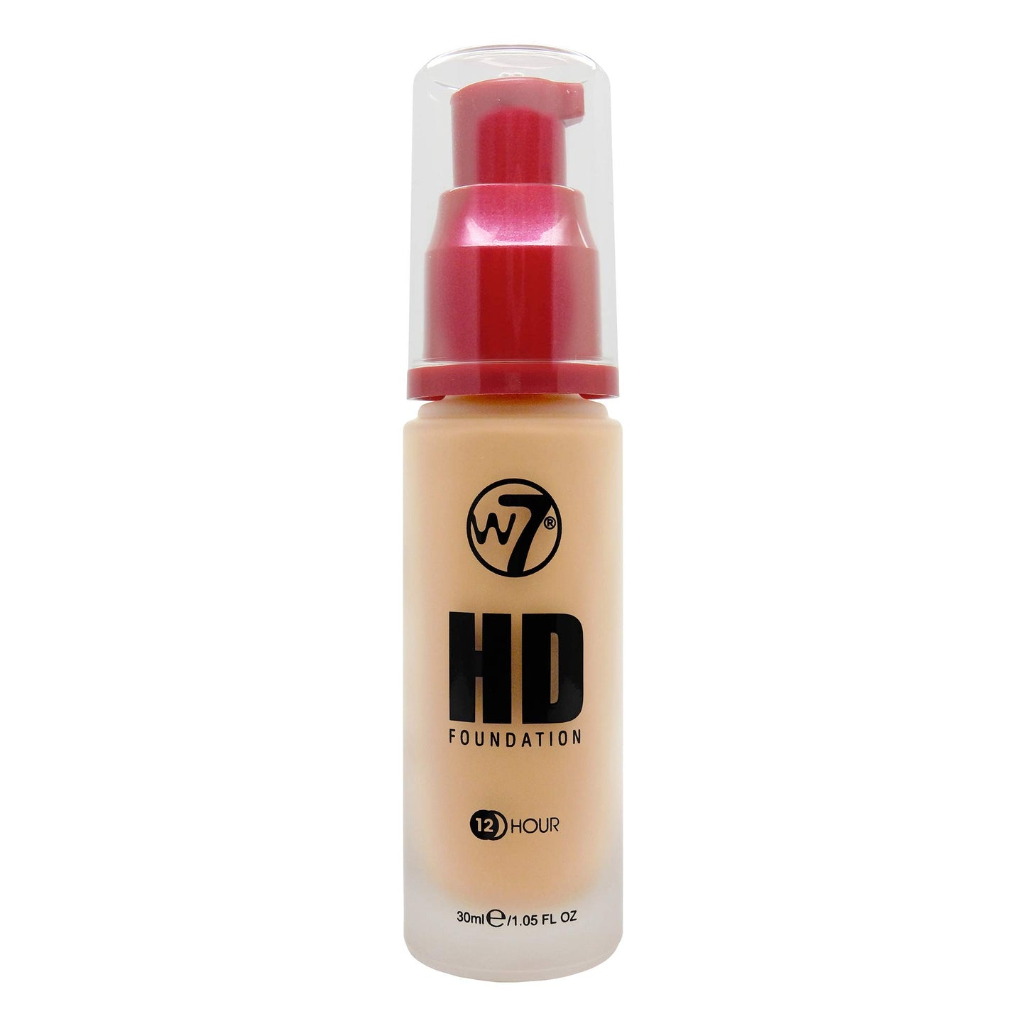 W7 | Foundation | HD Foundation - Honey | Light to Medium Coverage, Lightweight and Long Lasting
