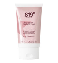 S19 STUDIO + LAB S19 SUPER FX Body Gloss, CHAMPAGNE - Highlights & Perfects Skin, Instant Glossy & Dewy Look - 100ml