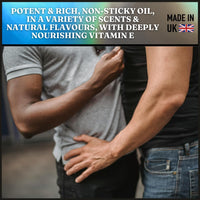 Kiss My Nuts KMN Lingam Oil [Bubbles] Premium Moisturising for Men, Smoother, Softer, Sweeter Skin Without Chaffing. Non-Greasy Flavoured Formula for Ultimate Comfort [50ml]